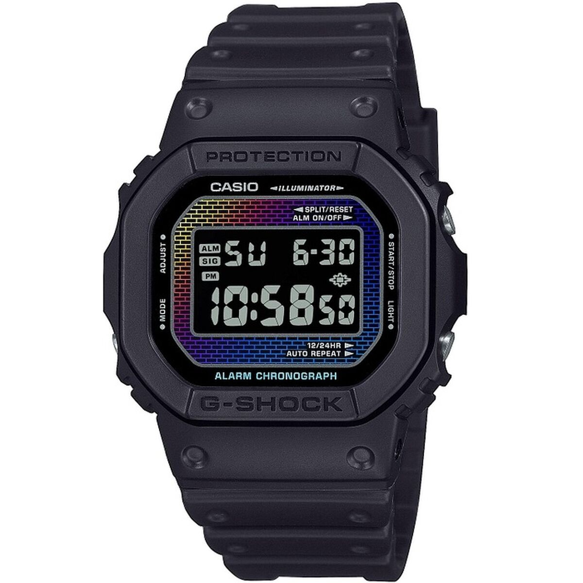 Casio G-Shock Ανδρικά Ρολόγια Casio G-Shock THE ORIGIN - RAINBOW BRICK WALL SERIE Μαύρο