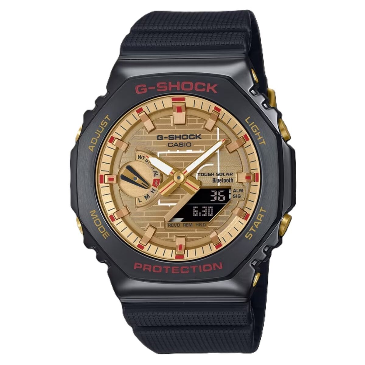 Casio G-Shock Ανδρικά Ρολόγια Casio G-Shock OAK TOUGH SOLAR BLUETOOTH Μαύρο