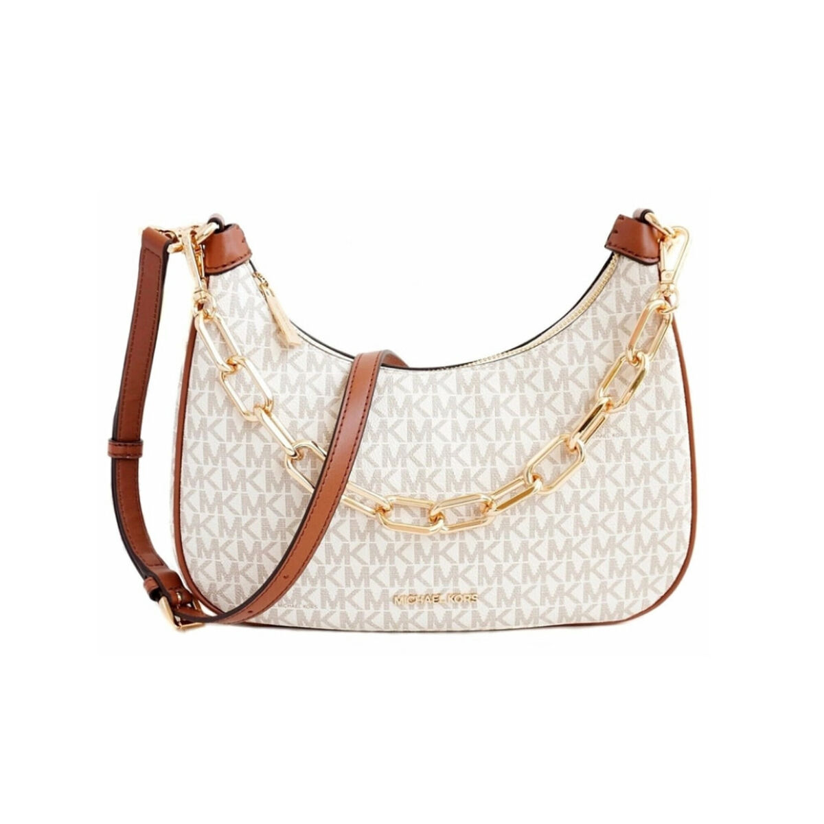 Michael Kors Γυναικεία Τσάντα Michael Kors CORA-VANILLA Γκρι 27 x 21 x 7 cm