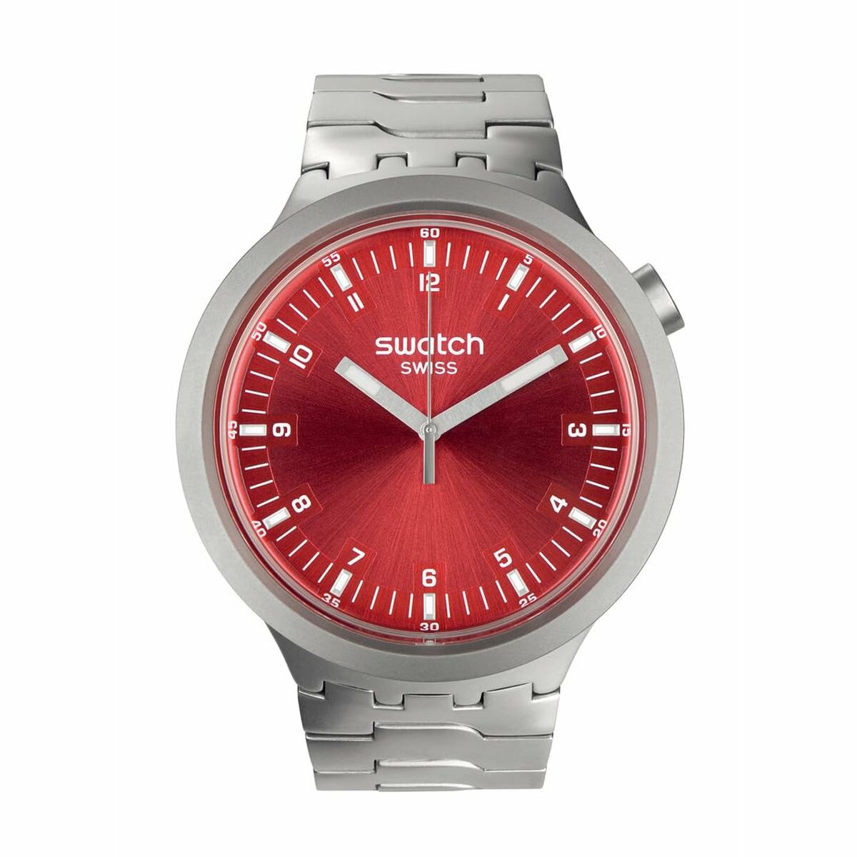 Swatch Unisex Ρολόγια Swatch SB07S104G Μαύρο Ασημί