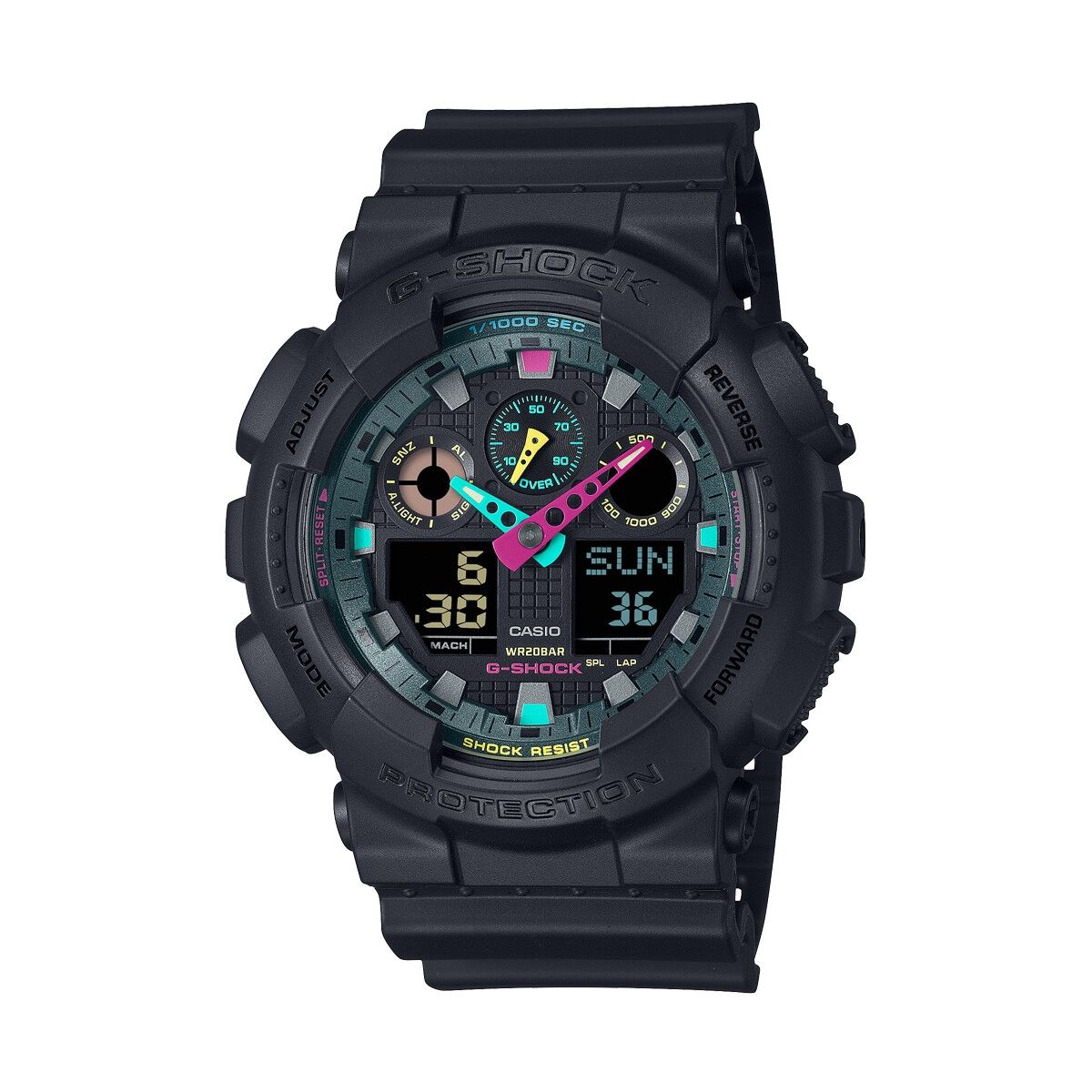 Casio G-Shock Ανδρικά Ρολόγια Casio G-Shock GA-100MF-1AER (Ø 51 mm)