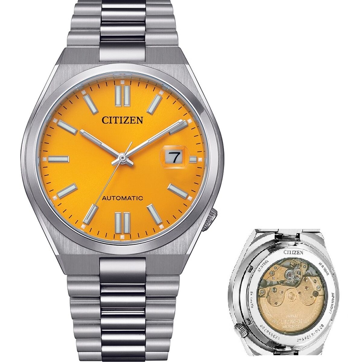 Citizen Ανδρικά Ρολόγια Citizen NJ0150-81Z Πορτοκαλί Ασημί (Ø 40 mm)