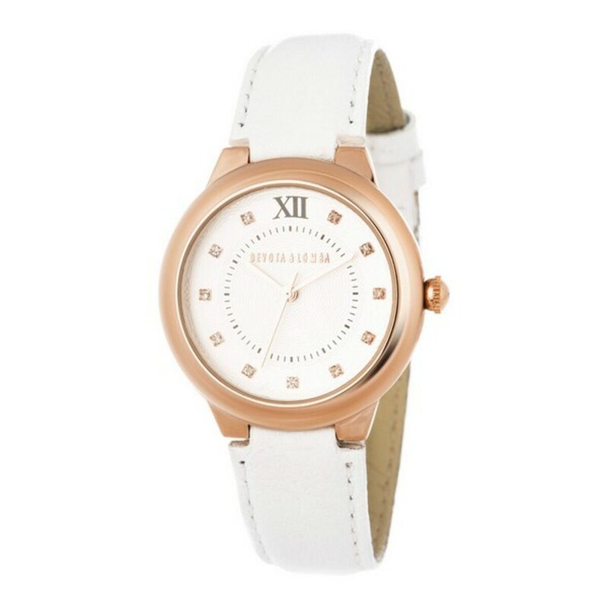 Devota & Lomba Ladies'Watch Devota & Lomba DL006W-03WHITE (Ø 35 mm)